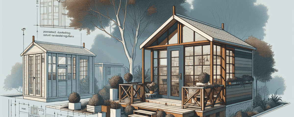 Conoce los requisitos legales y técnicos para cabañas de madera en jardines, incluyendo normativa CTE y diferencias entre estructuras permanentes y provisionales.