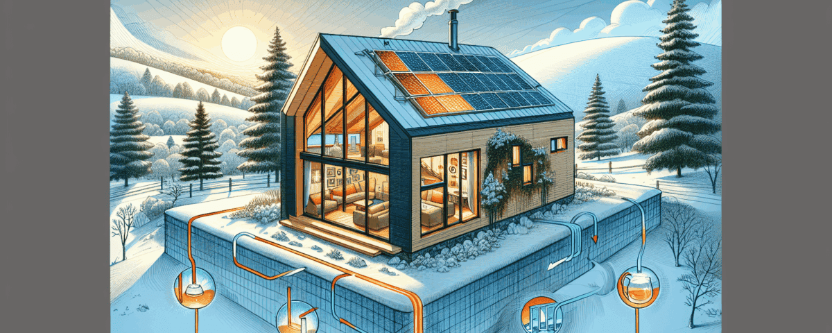 Descubre la tecnología autosostenible para casas en climas fríos y cómo implementarla eficientemente.